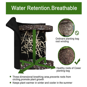 Plant Growth Bag home garden Potato greenhouse Vegetable Planting Bag Moisturizing jardin Vertical Garden Grow Bag seedling pot