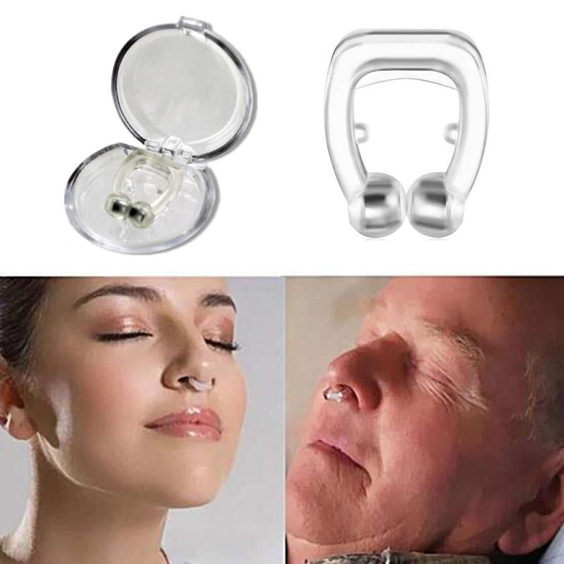 Silicone Magnetic Anti Snore Device Nose Clip Sleep Noise Guard Snore Stoper Nose Breathing Antisnoring For Sleeping All Night