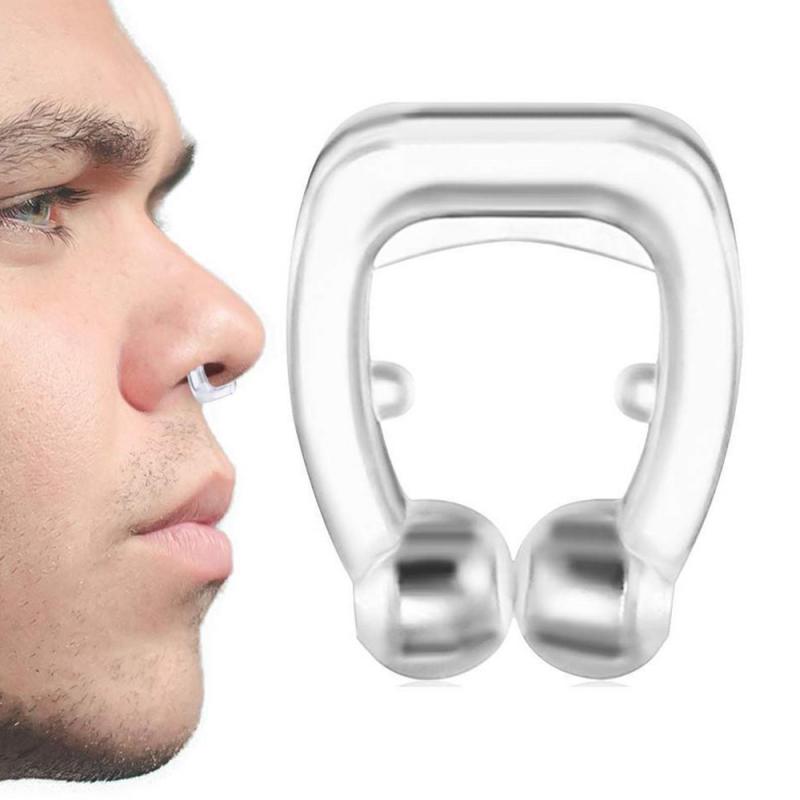 Silicone Magnetic Anti Snore Device Nose Clip Sleep Noise Guard Snore Stoper Nose Breathing Antisnoring For Sleeping All Night