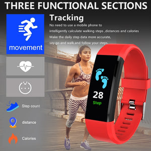 2019 New Smart Watch Men Women Heart Rate Monitor Blood Pressure Fitness Tracker Smartwatch Sport Watch for ios android +BOX