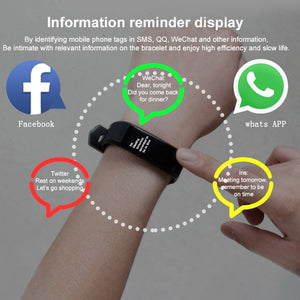 2019 New Smart Watch Men Women Heart Rate Monitor Blood Pressure Fitness Tracker Smartwatch Sport Watch for ios android +BOX