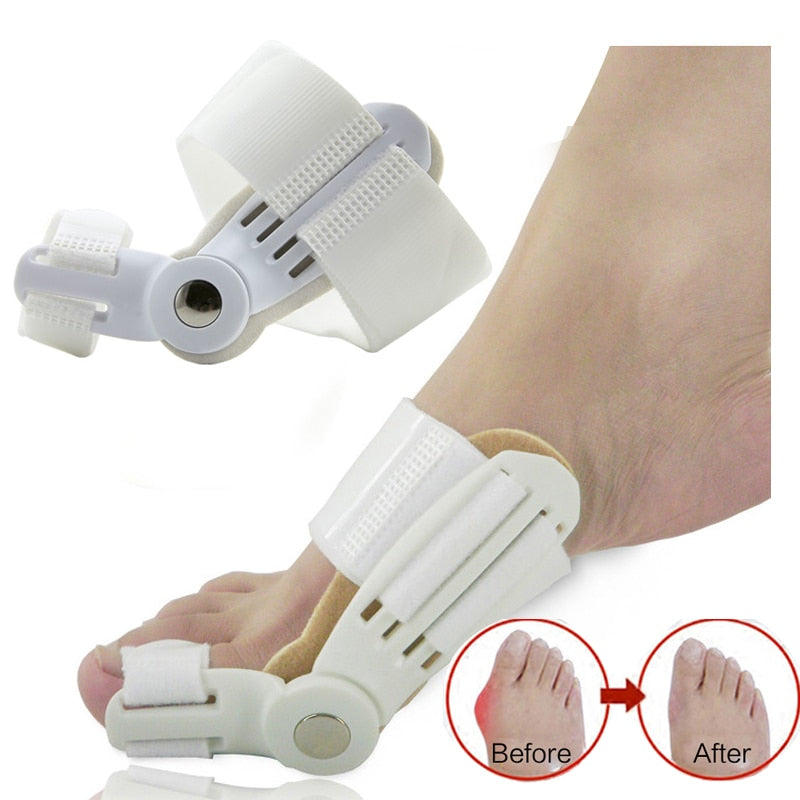1Pair=2Pcs Bunion Protector Feet Care Orthotics Pedicure Tool Hallux Valgus Corrector Orthopedic Adjuster Bunion Foot Massager