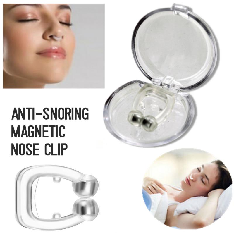Silicone Magnetic Anti Snore Device Nose Clip Sleep Noise Guard Snore Stoper Nose Breathing Antisnoring For Sleeping All Night