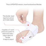 1Pair=2Pcs Bunion Protector Feet Care Orthotics Pedicure Tool Hallux Valgus Corrector Orthopedic Adjuster Bunion Foot Massager
