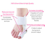 1Pair=2Pcs Bunion Protector Feet Care Orthotics Pedicure Tool Hallux Valgus Corrector Orthopedic Adjuster Bunion Foot Massager