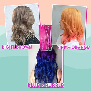 Mermaid Hair Coloring Shampoo Mild Safe Hair Dyeing Shampoo for All Hairs LDO99