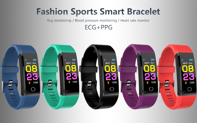 2019 New Smart Watch Men Women Heart Rate Monitor Blood Pressure Fitness Tracker Smartwatch Sport Watch for ios android +BOX