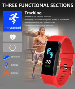 2019 New Smart Watch Men Women Heart Rate Monitor Blood Pressure Fitness Tracker Smartwatch Sport Watch for ios android +BOX